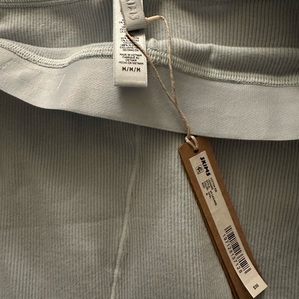 SKIMS COTTON RIB LEGGING | OPAL COLOR